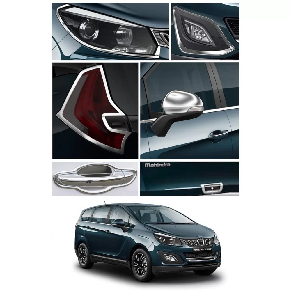 Buy Mahindra Marazzo Chrome Combo Kit Car Accessories Online