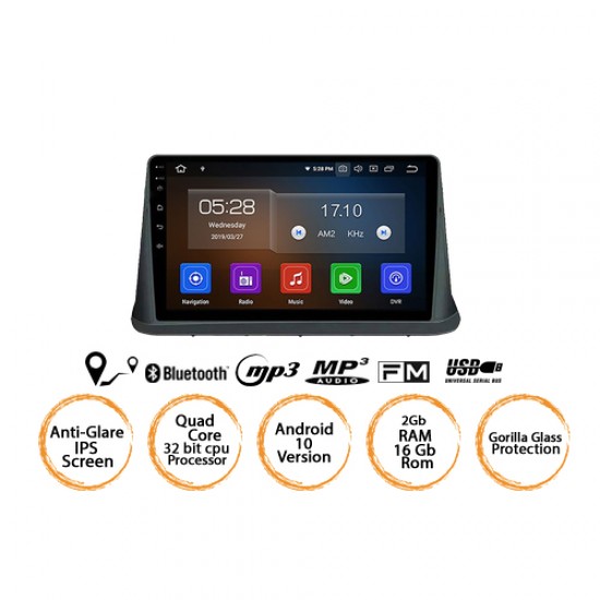  Honda City (2014 idtec-Onwards) DSP Android Car Stereo & Apple Carplay 2gb Ram+32gb ROM with Canbus
