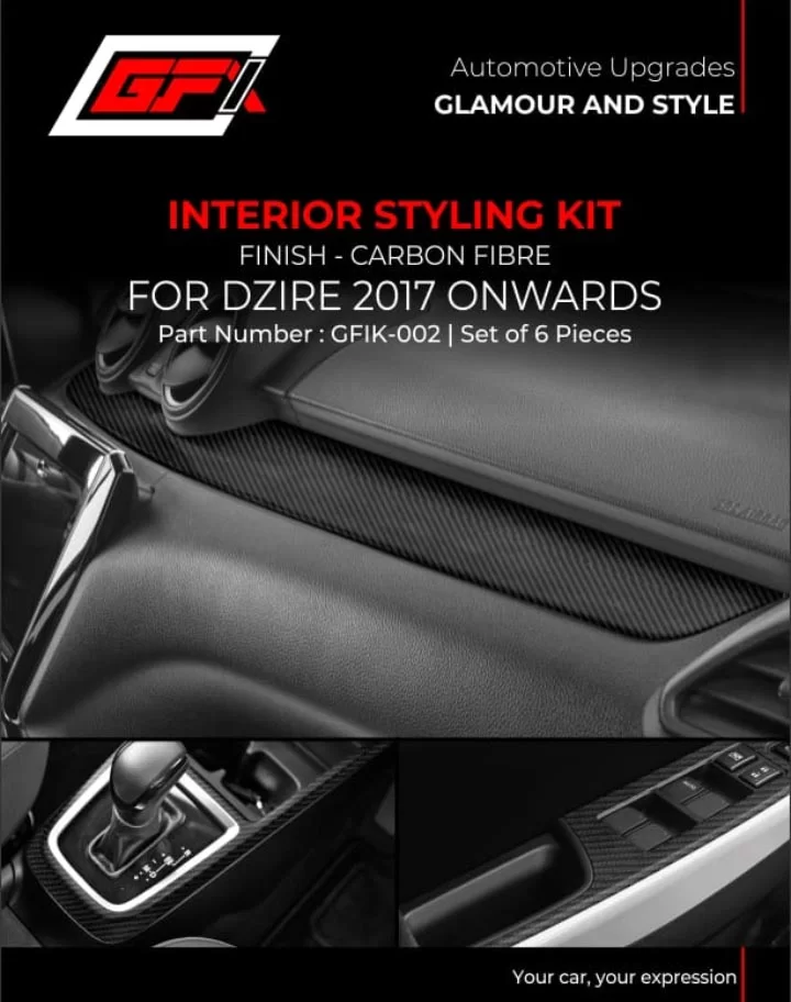 New dzire interior on sale styling kit