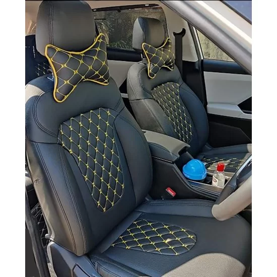 Leatherette Headrest Covers