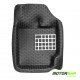 4.5D Universal Car Floor Mat Black - Hyundai Alcazar by Motorbhp