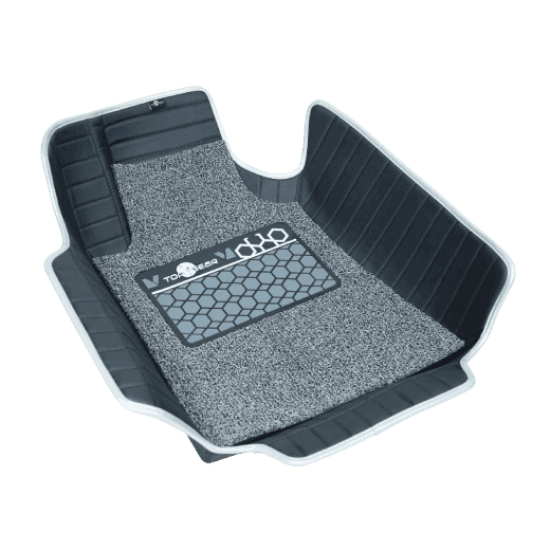Honda Civic Top Gear 4D Boss Leatherite Car Floor Mat Black (With Grass Mat)