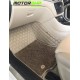 7D Car Floor Mat Beige - Honda Amaze by Motorbhp