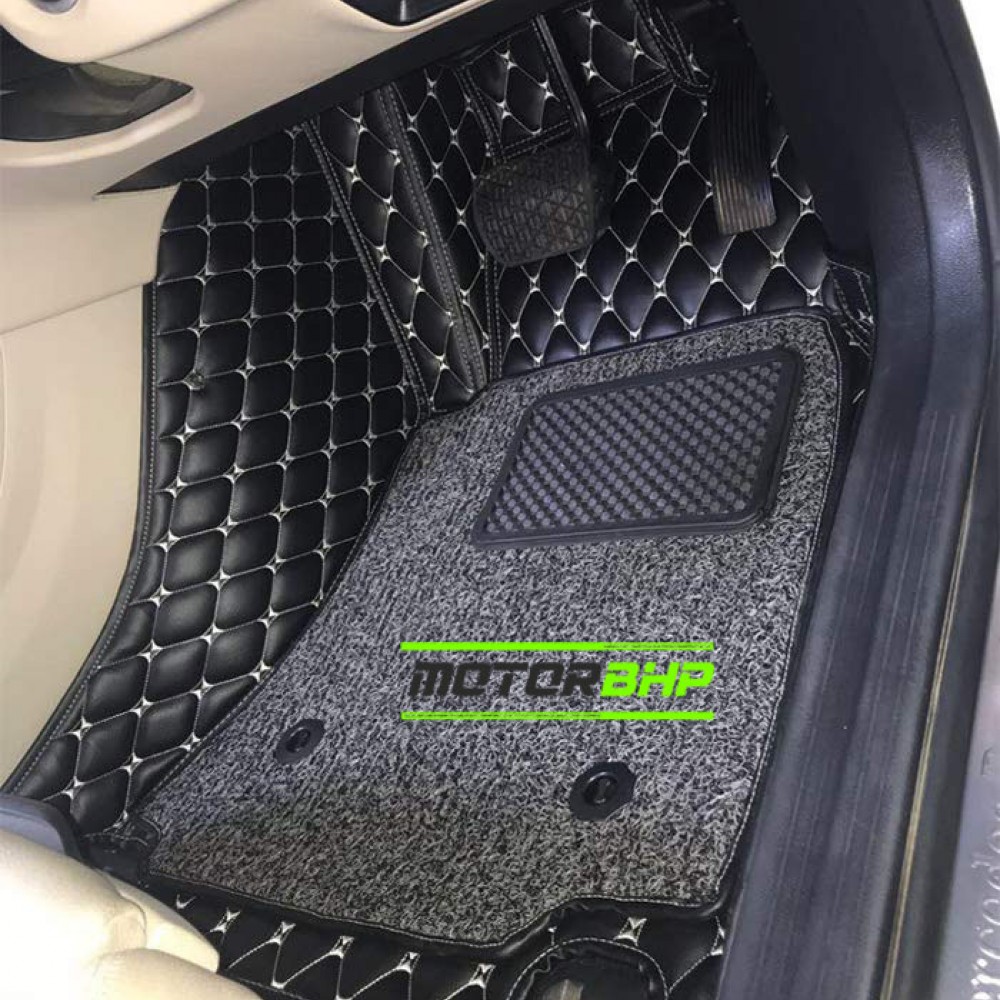 Buy Volkswagen Taigun 7D Floor Mats Car Accessories Online ...