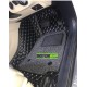 7D Car Floor Mat Black - Mahindra KUV100 by Motorbhp