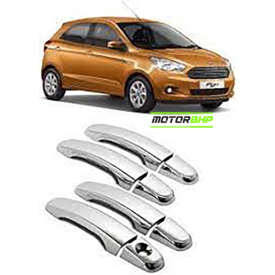 Ford Figo (2015 Onwards) Chrome Accessories Combo Kit  (Set of 5 items) 