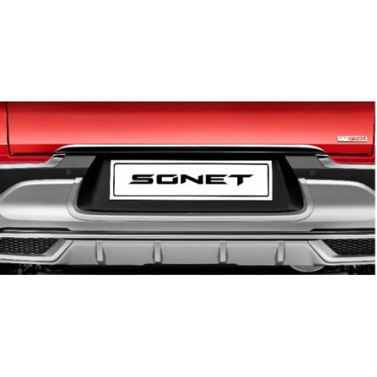 Buy Kia Sonet Number Plate Garnish Car Accessories Online ...