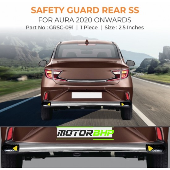 Hyundai Aura Safety Guards Rear -SS (2020-Onwards)