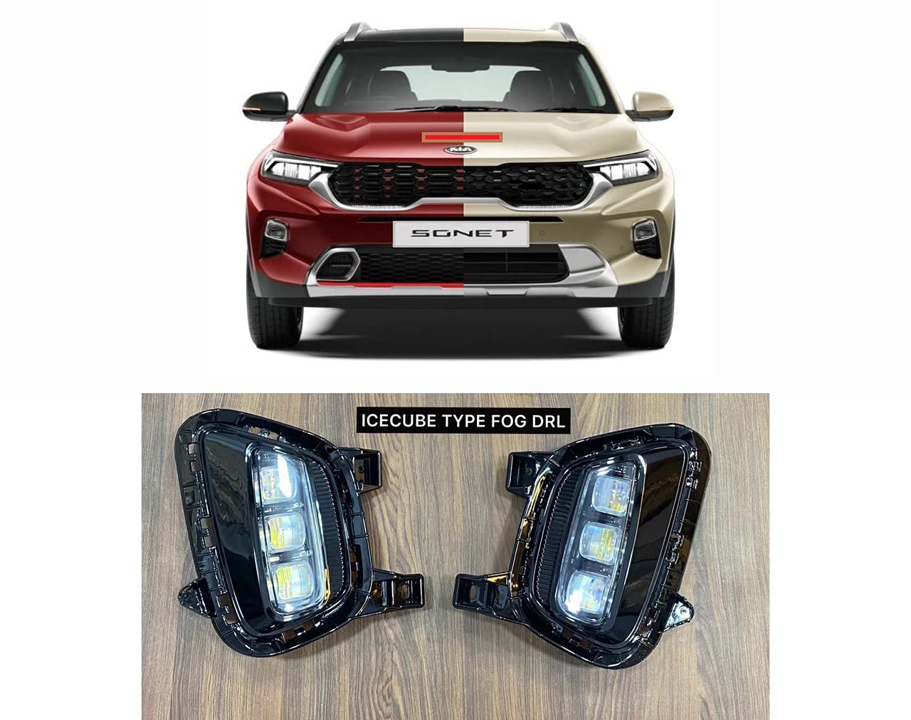 kia sonet lights