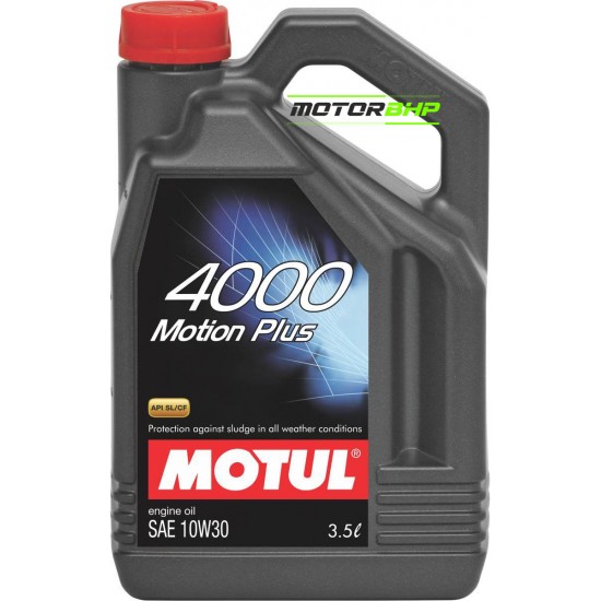 Motion Plus Engine Oil for Gasoline and Diesel Cars (3.5 L)