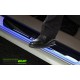 Mahindra KUV100 LED Door Foot Step Sill Plate Mirror Finish Black Glossy