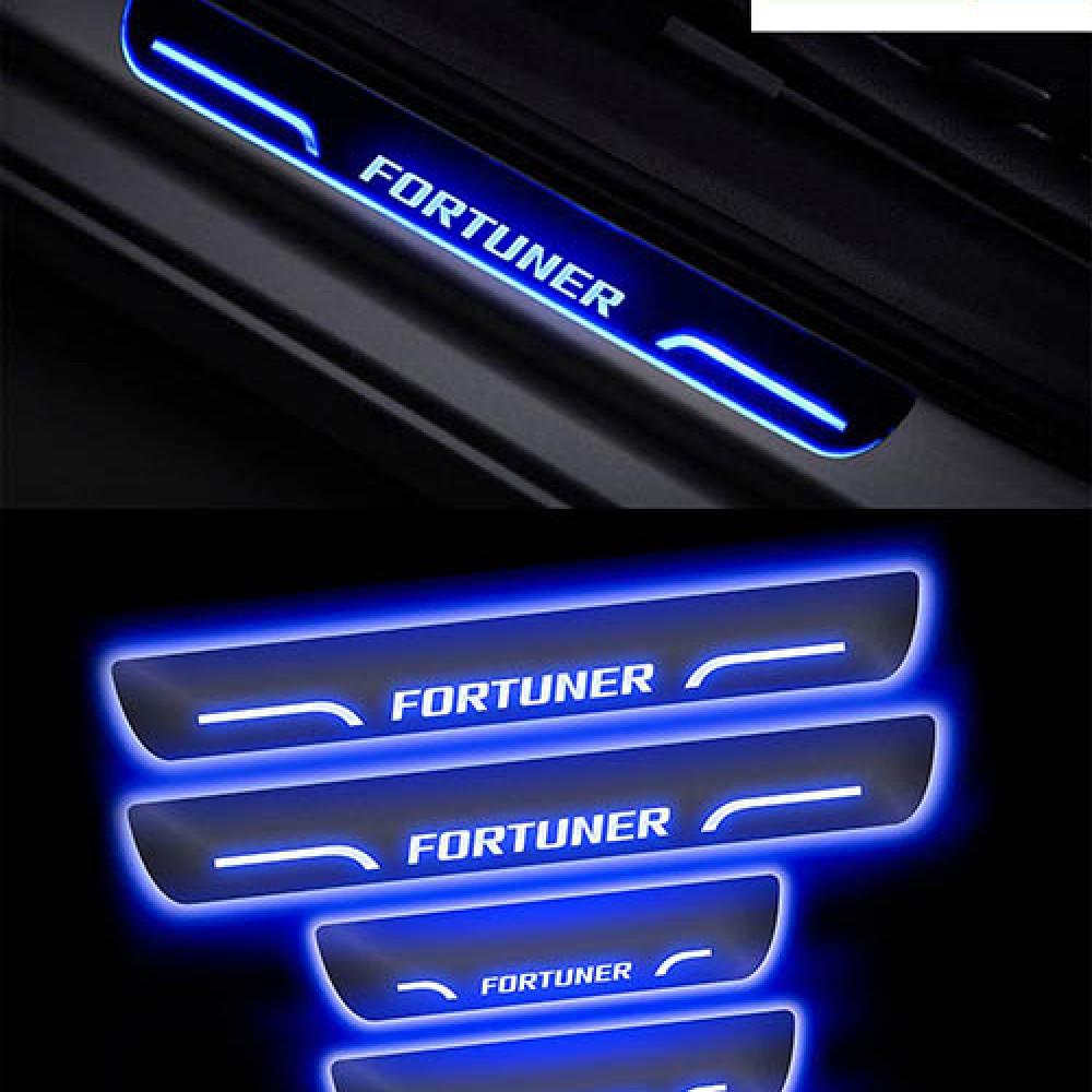 Buy Toyota Fortuner LED Door Foot Step Car accessories Online ...