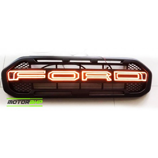  Ford Endeavour Front Grill With Led Light With Ford Logo (2019-Onwards)
