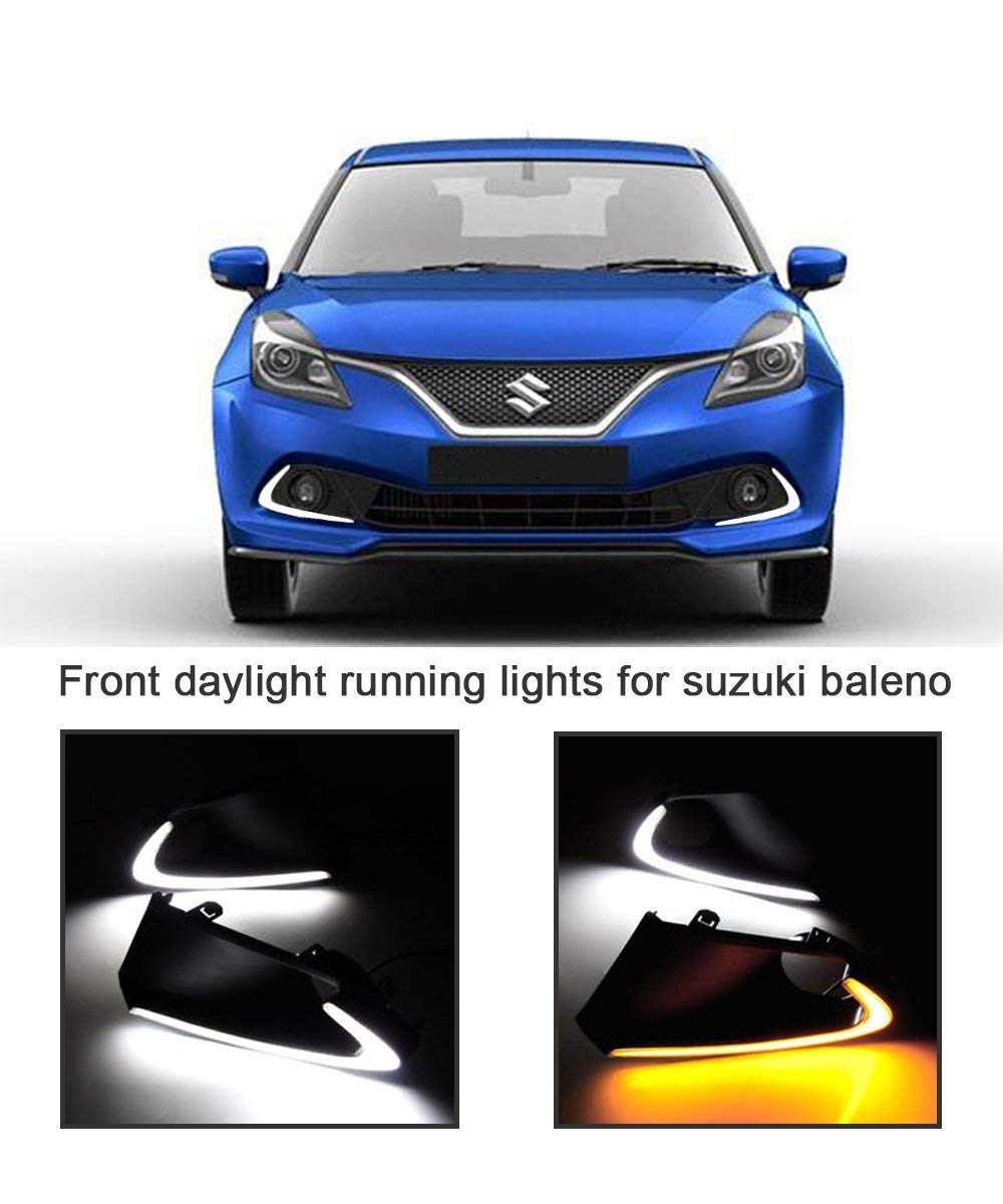 baleno front drl lights