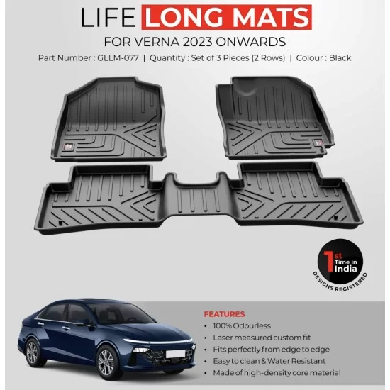 Buy Hyundai Verna 2023 Life Long Mats Car Accessories Online