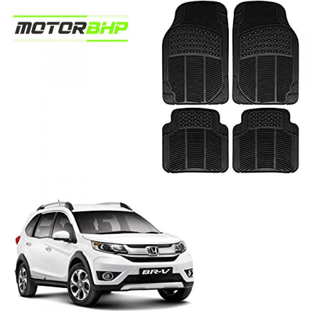 Buy Honda BRV Premium Quality Car Rubber Floor Mat Black ...