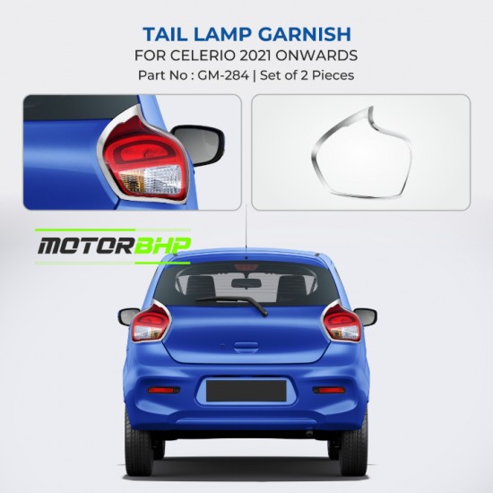  Maruti Suzuki Celerio Tail Lamp Chrome Garnish (2021-Onwards)