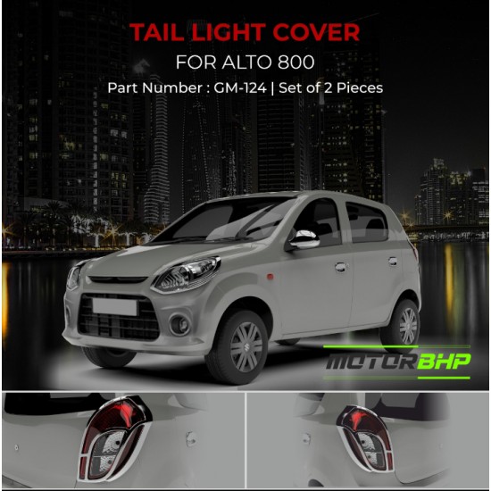  Maruti Suzuki Alto 800 Tail Light Chrome Cover 