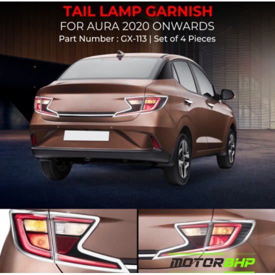 Hyundai Aura Tail Lamp Garnish (2020-Onwards)