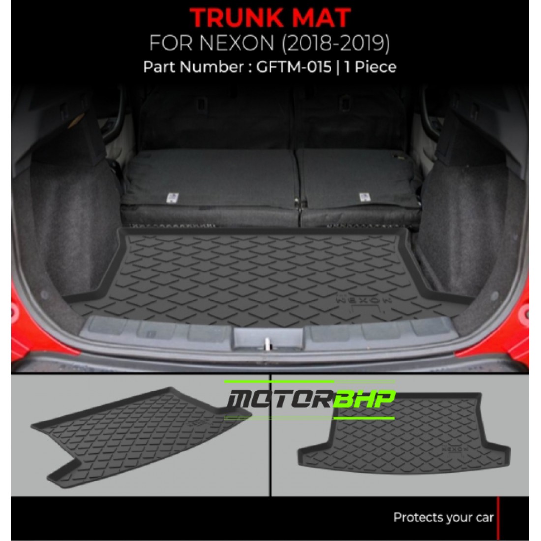 Buy Tata Nexon Trunk Boot Mat (2018-2019) Visor Accessories ...