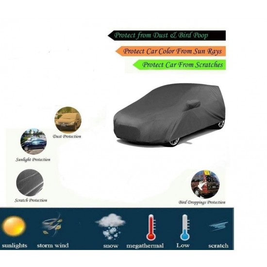 Hyundai Creta 2024 Body Protection Waterproof Car Cover (Grey)