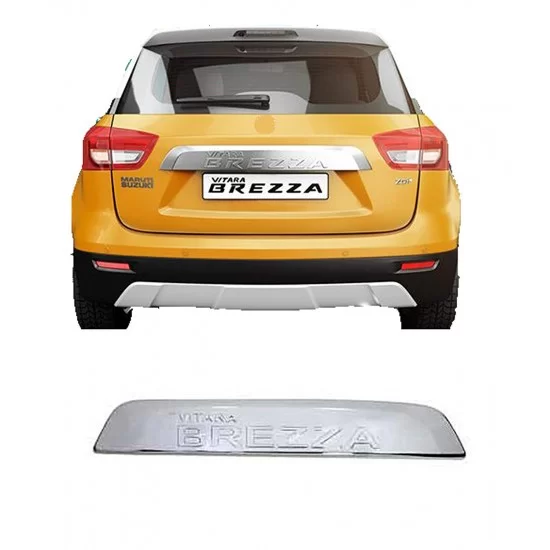 Buy Maruti Suzuki Brezza Licence Plate Garnish Car Accessories ...