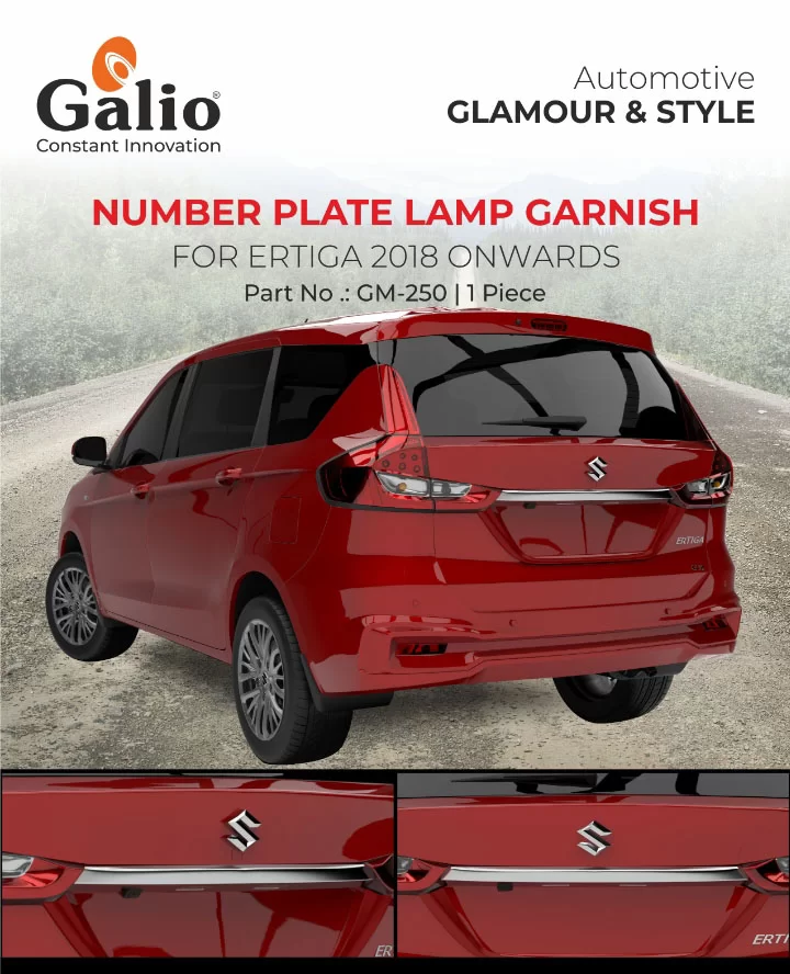 Number plate garnish deals ignis