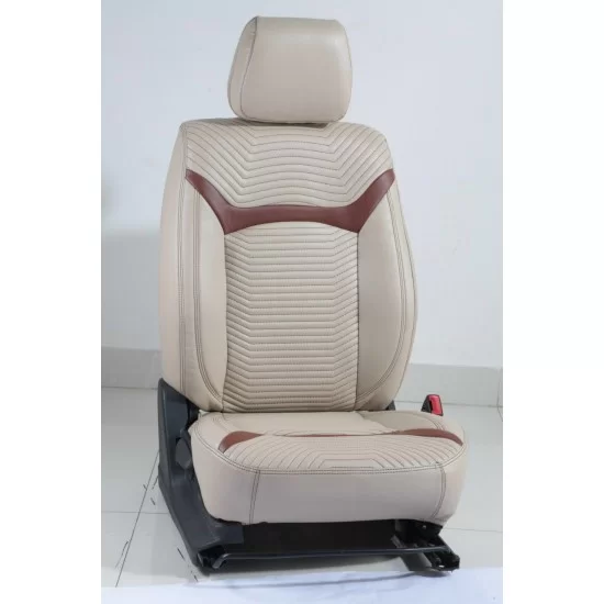 Leatherette Custom Fit Front and Rear Car Seat Covers Compatible with  Hyundai Exter